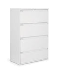 4 Drawer White Lateral File Cabinet U689205