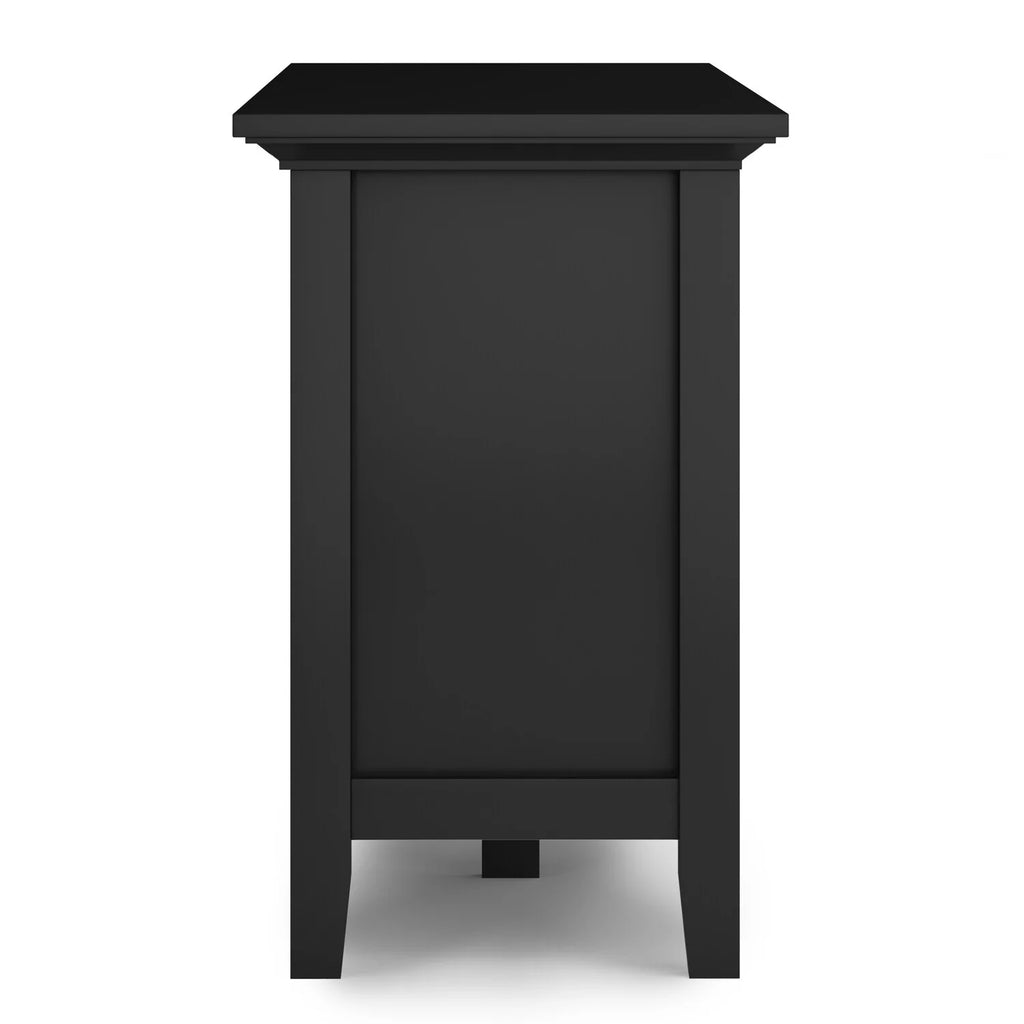 Black Wood 72 inch TV Media Stand B21133