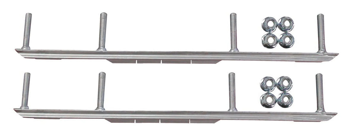 Yellow XPT Snowmobile Skis with 9" Shaper Bars Complete Kit O5347