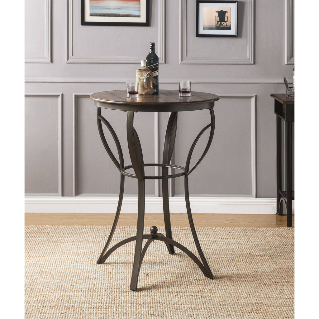 Walnut Sandy Black 3PC Bar Set F2484