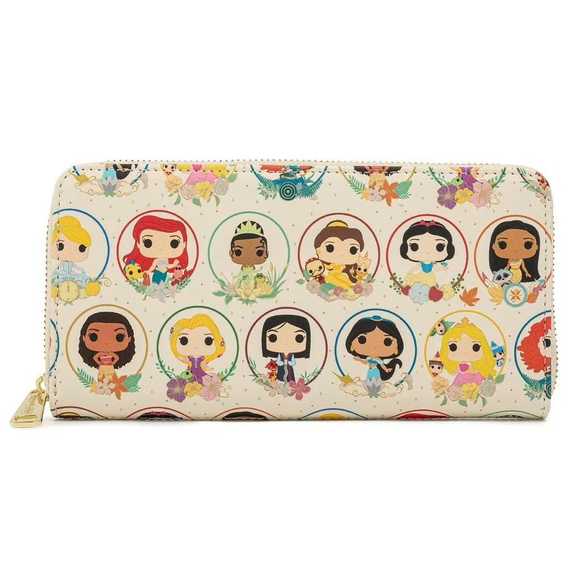 Disney Princess Circles Ziparound Wallet V592
