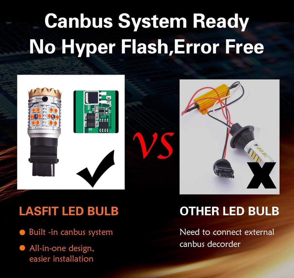 Amber LED Turn Signal Light Bulb (Pack of 2) R16973