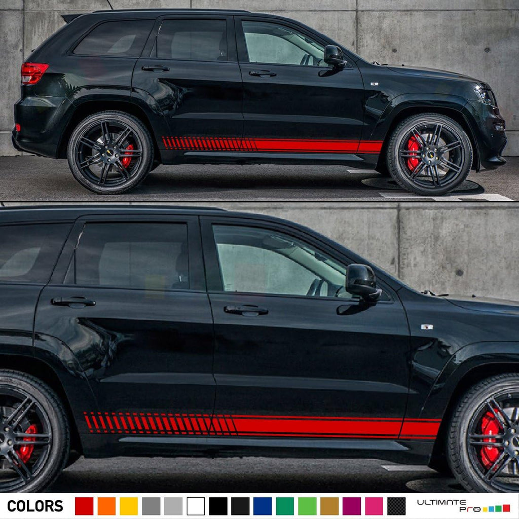 Racing Side Stripes Decal Sticker Graphic Pack of 2 G2026