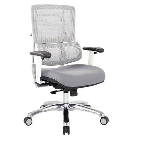Steel Gray/White Ergonomic Mesh Task Chair C67196