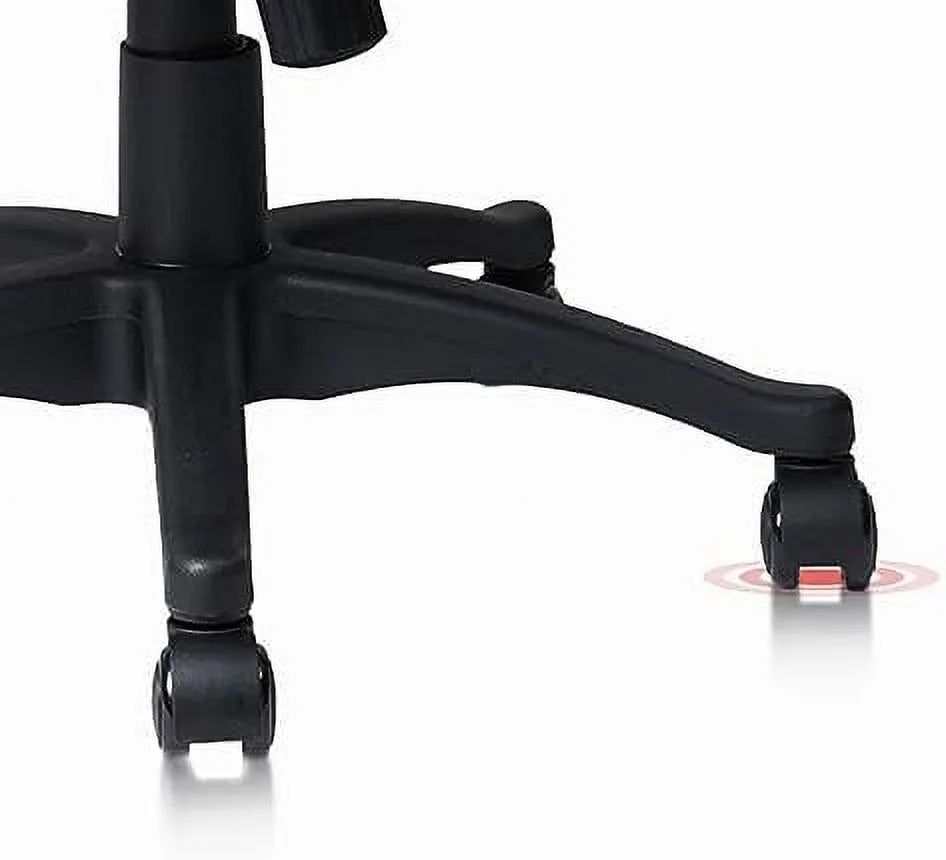 Ergonomic Upholstered Swivel Office Chair with Headrest and Armrest M9132