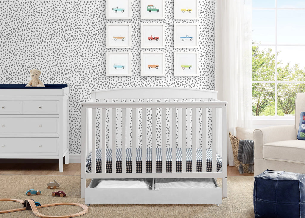 6-in-1 Convertible Baby Crib S791