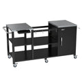 Heavy Duty Metal Grill Table with Storage R484819