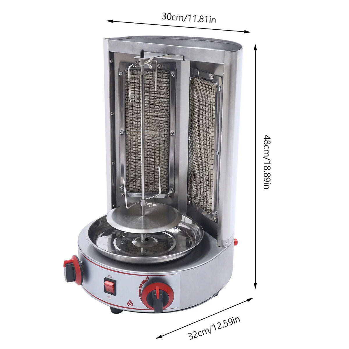 Commercial Gas Vertical Broiler Shawarma Machine S931793