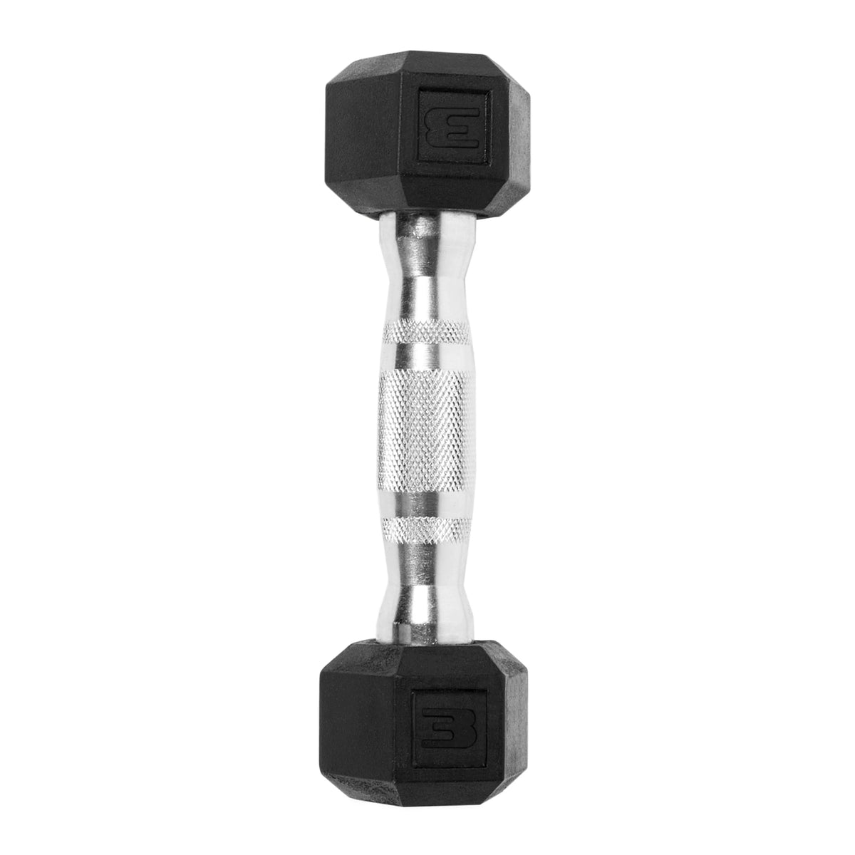 3lb Rubber Hex Dumbbell F1734