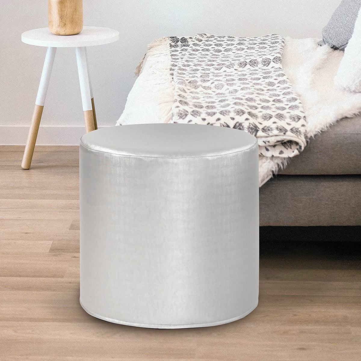 Gold Cylinder Ottoman F761919