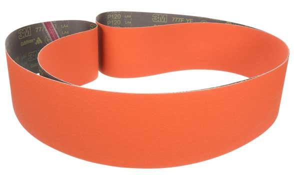 3M Cloth Belt 777F P120 YF-weight 2 in x 20 in Fabri-lok Single-Flex M86857