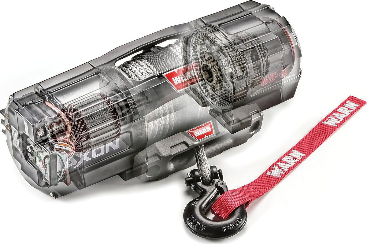 Powersports Winch with Synthetic Cable Rope, 4,500 lb Pulling Capacity P428