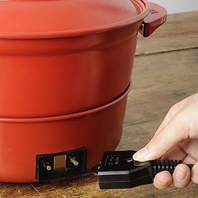 Red Electric Grill Pot S741339