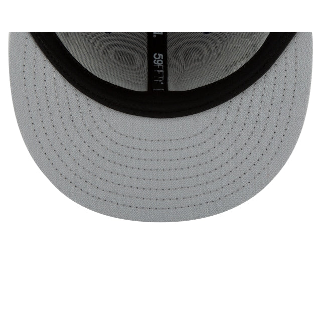 Black and White Fitted Hat Z38390
