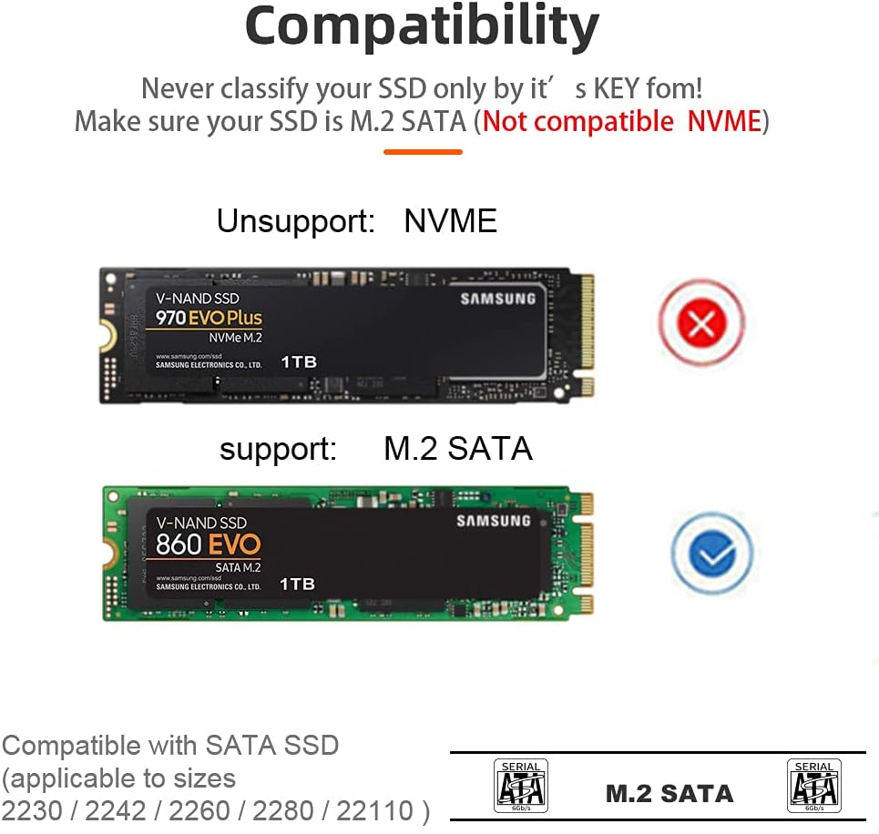 2 Bay M.2 SATA Docking Station Y7051