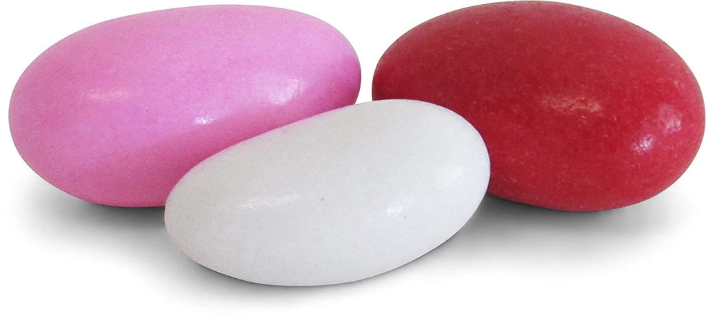 Red Pink & White Jordan Almonds Mix, 3.5 LBS Jumbo Container B433591