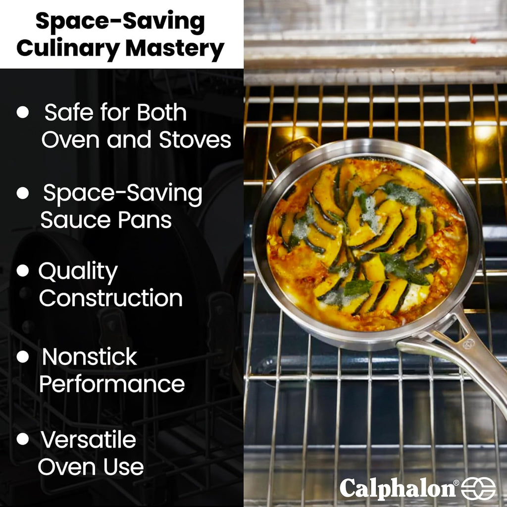 1.5 Quart Hard-Anodized Nonstick Sauce Pan with Lid U50245