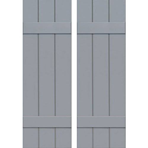 Composite Board-n-Batten Shutters, Per Pair E6068