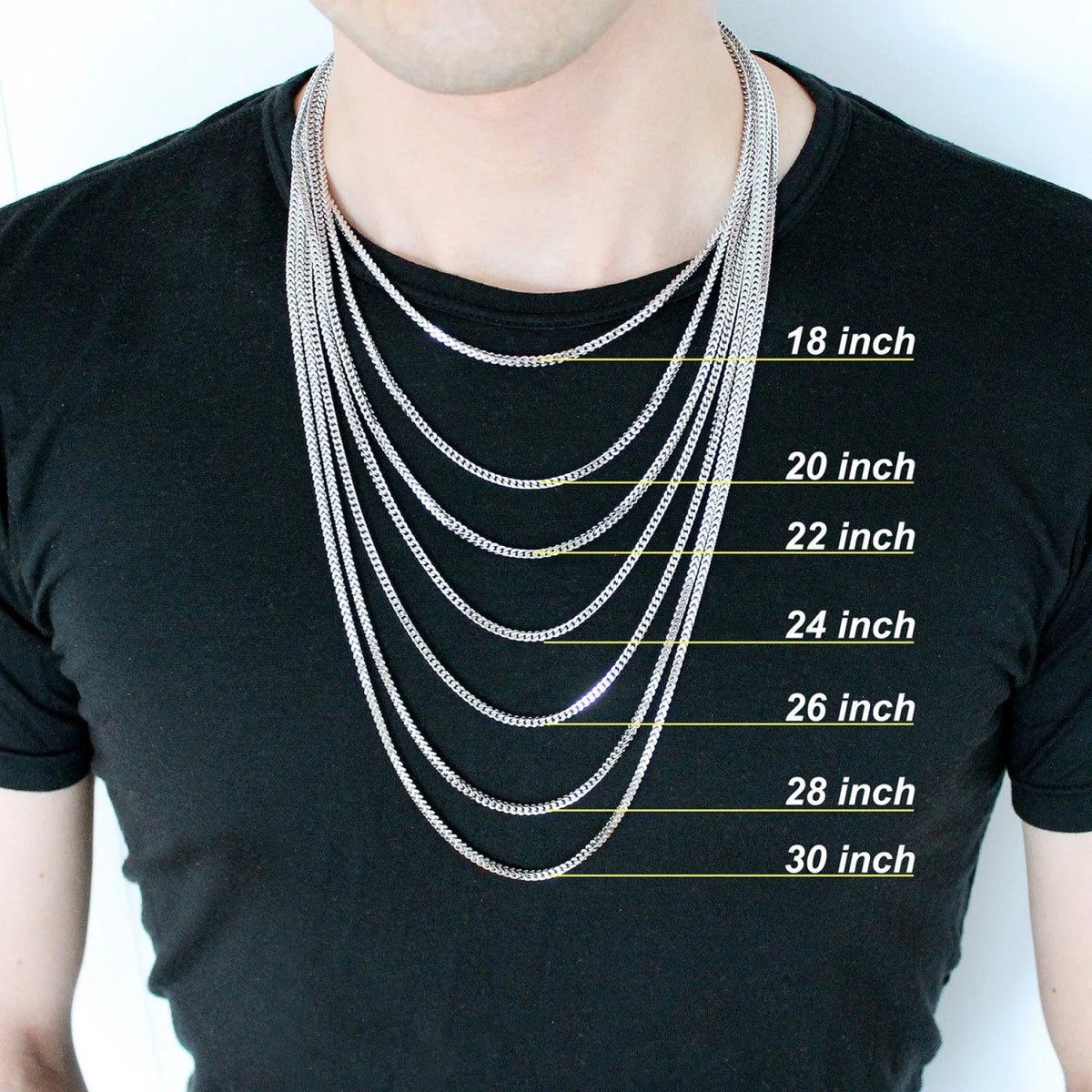 10k Yellow Gold 5mm Rolo Chain Necklace 18" - 24" F774191