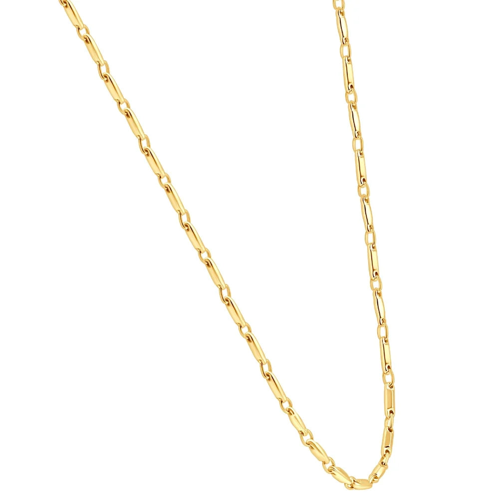 14k Yellow Gold 24" Chain Necklace 10 Grams 2.5mm D647