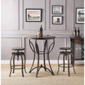 Walnut Sandy Black 3PC Bar Set F2484