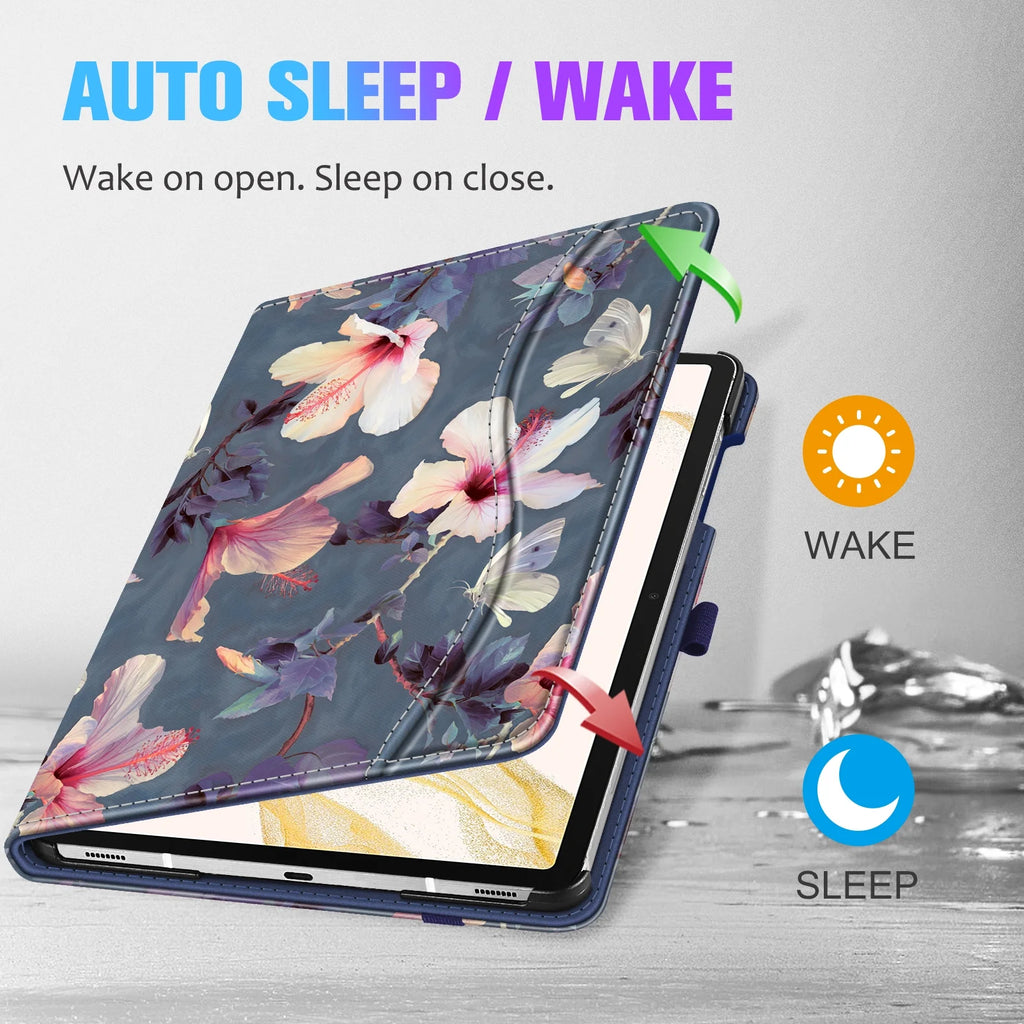 Blooming Hibiscus Protective Cover for Samsung Galaxy Tab S8 Plus E299