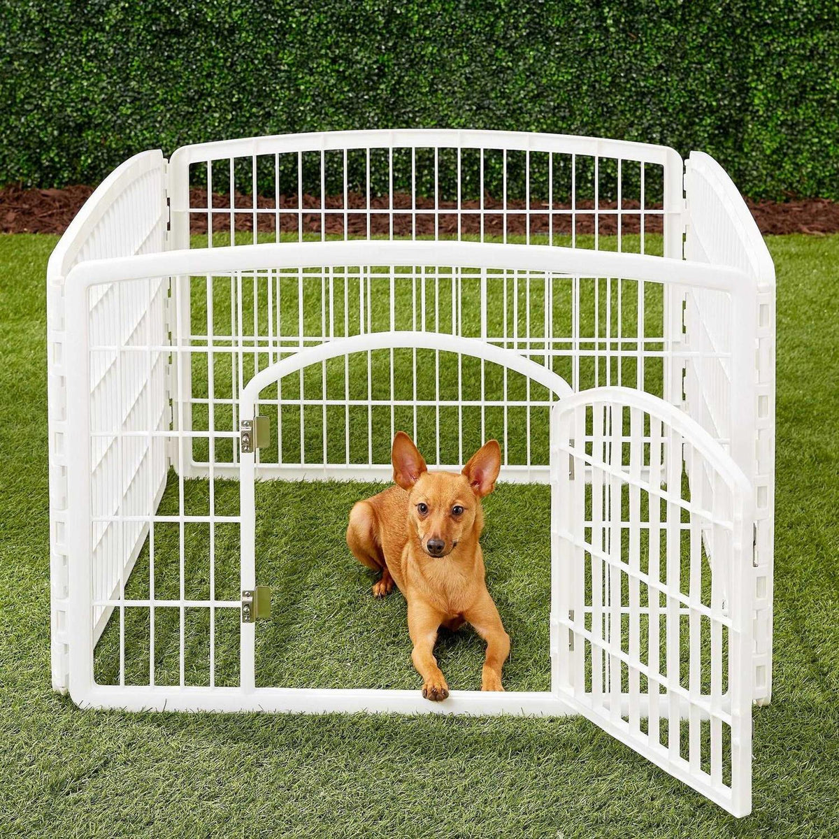 4-Panel Pet Playpen with Door J3066