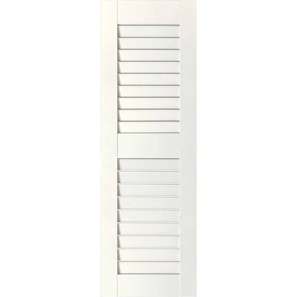 White Pine Open Louvered Shutters Pair L5806