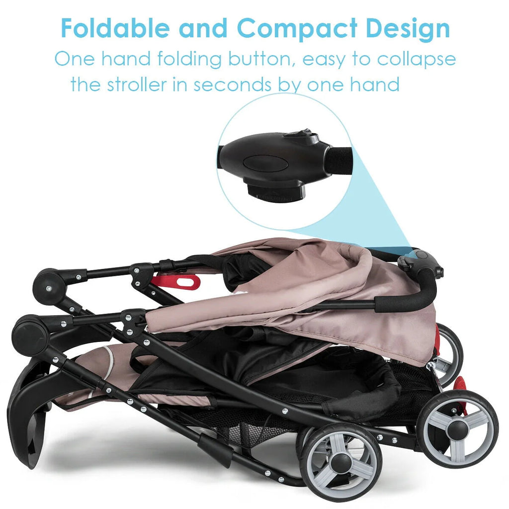 Foldable Lightweight Baby Stroller Pushchair W3110