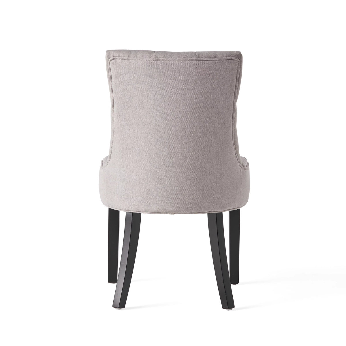 Light Grey Fabric Dining Chair Set of 2 N705383
