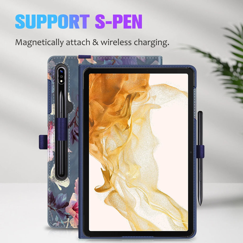 Blooming Hibiscus Protective Cover for Samsung Galaxy Tab S8 Plus E299