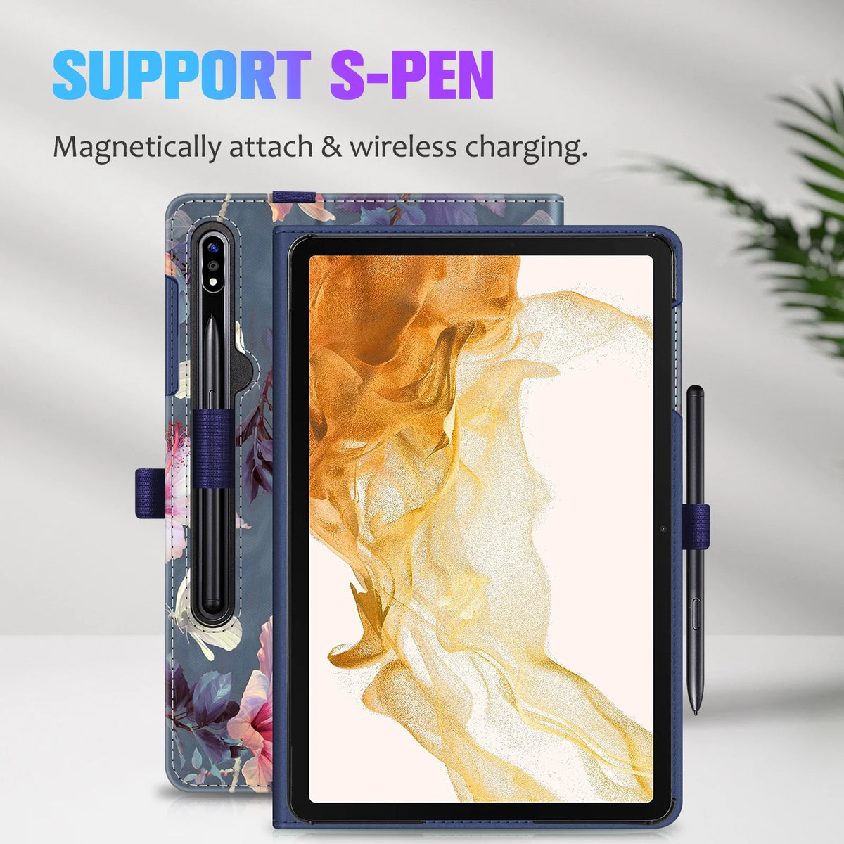 Blooming Hibiscus Protective Cover for Samsung Galaxy Tab S8 Plus E299