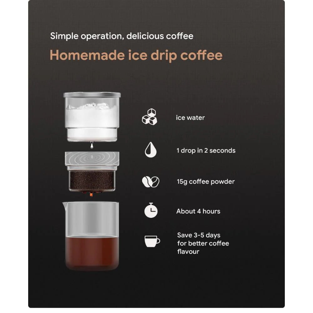 Single Serve Coffee Maker 2 in 1 Coffee Brewer Tea Maker Pink H193