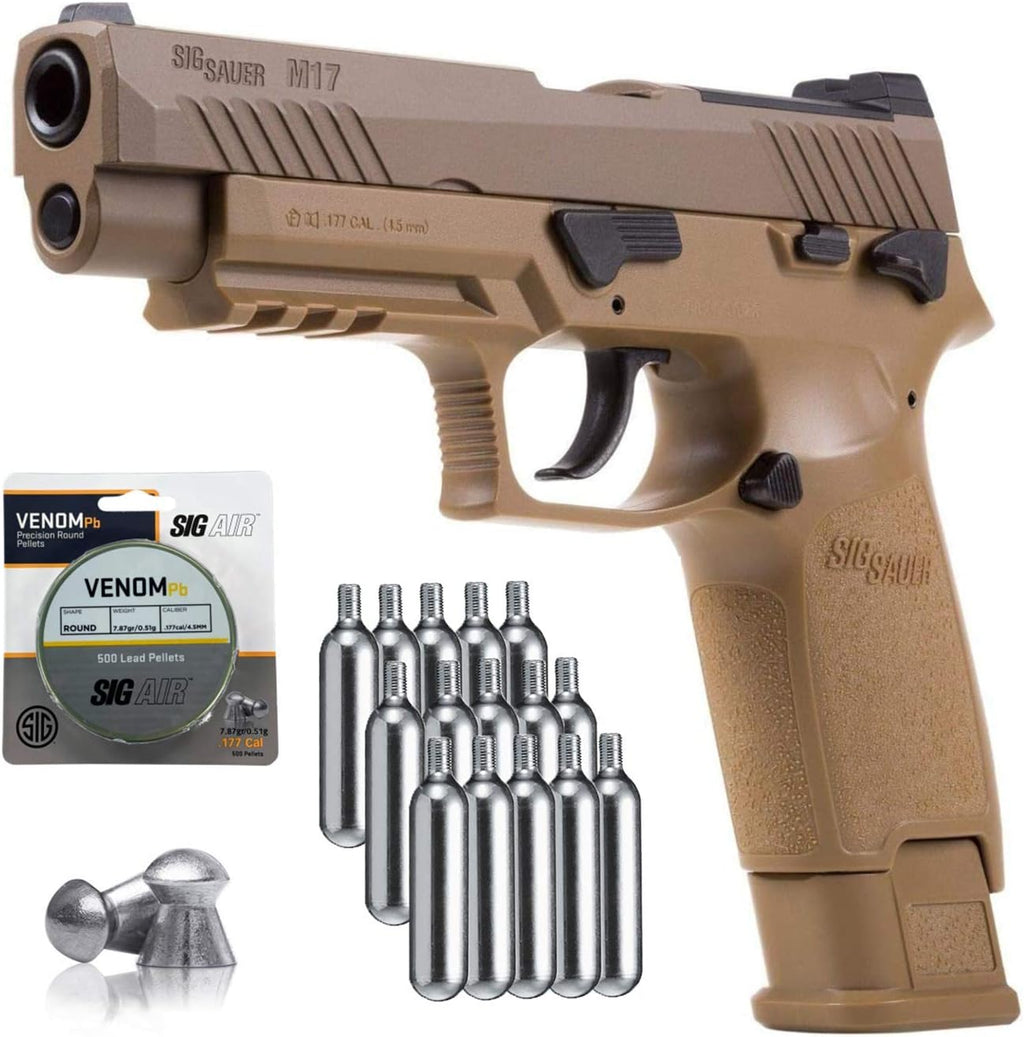 CO2 Air Pistol with 12 Gram CO2 and 500 Lead Pellets H355265