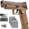 CO2 Air Pistol with 12 Gram CO2 and 500 Lead Pellets H355265