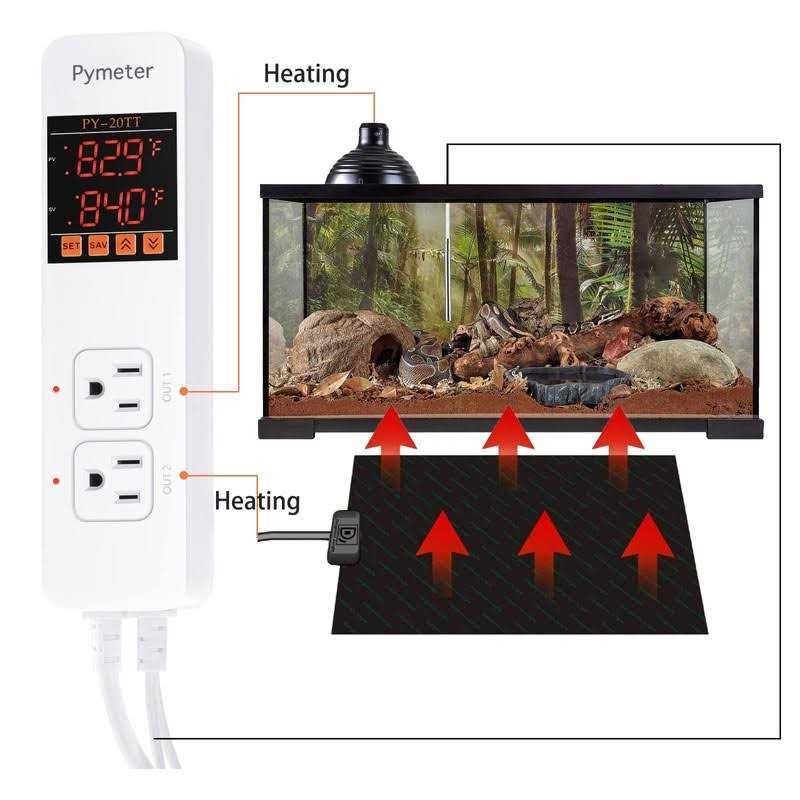Digital Temperature Controller Dual Probe Thermostat Outlet G7110