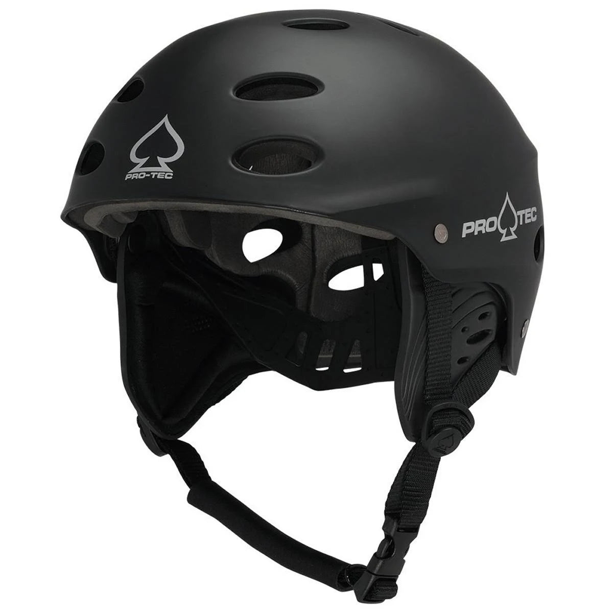 Matte Black Water Sports Helmet D8882