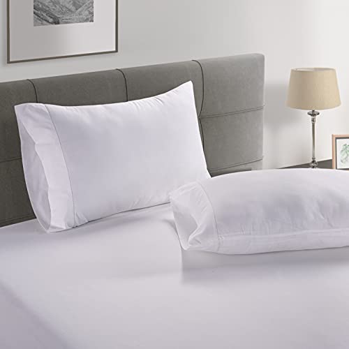 100% Organic Cotton Queen Size White Sheets 8 Pc K332