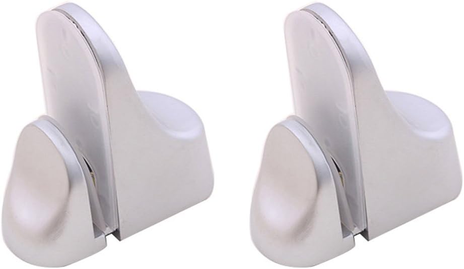 Zinc Alloy Glass Clip Glass Clamp 2 Pcs O9567