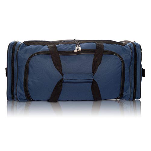 Gray and Black 25" Extra Large Travel Duffle Bag Z24366