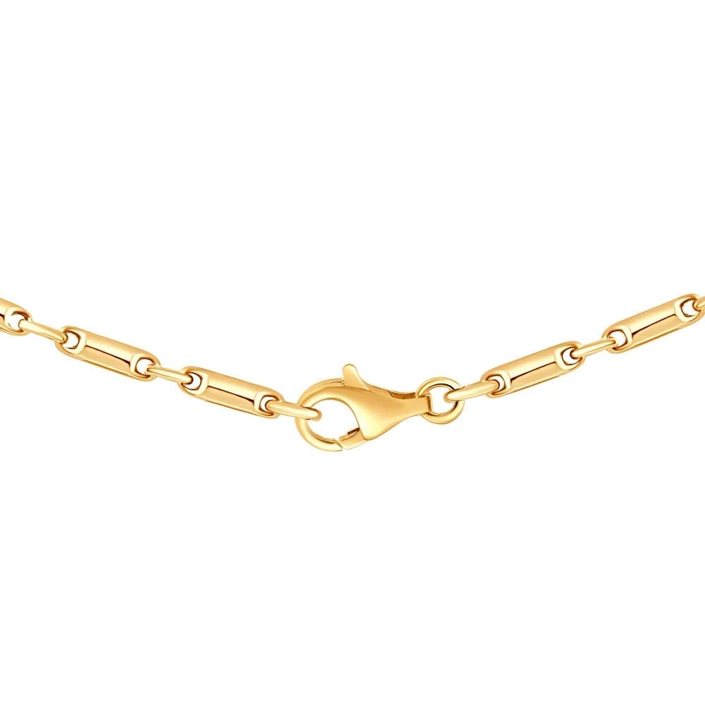 14k Yellow Gold 24" Chain Necklace 10 Grams 2.5mm D647