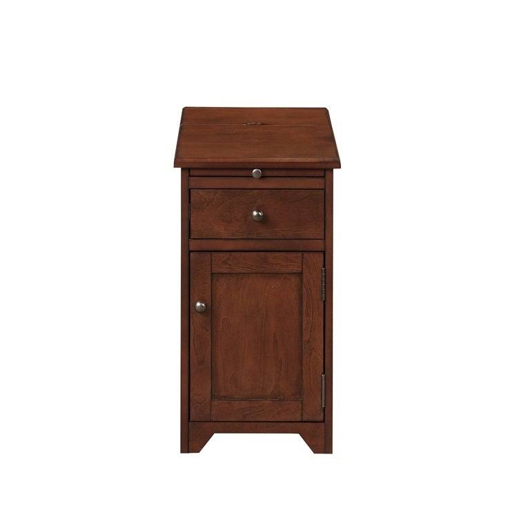 1-drawer 1-door Side Table with USB Charger Y374
