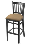 30x22 Bar Stool with Black Finish and Canter Sand Seat J498877