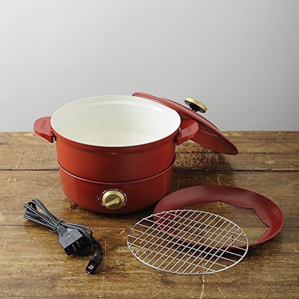 Red Electric Grill Pot S741339
