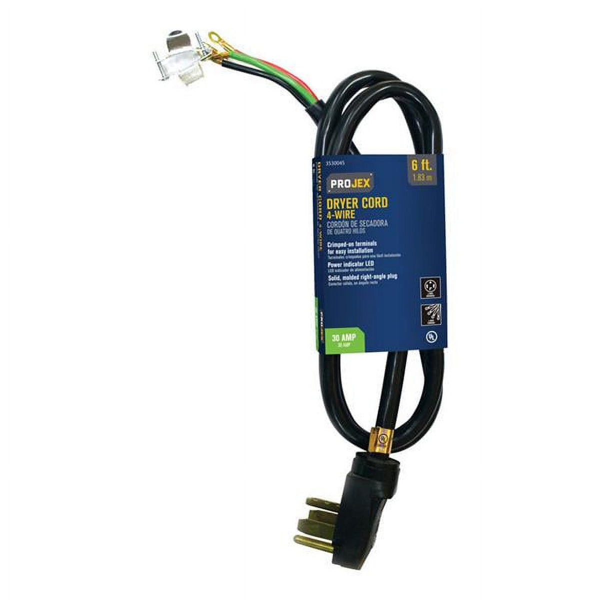 6 ft. Dryer Cord with 4 Wire - Black K842947