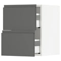 White Wall Cabinet with 2 Drawers U379