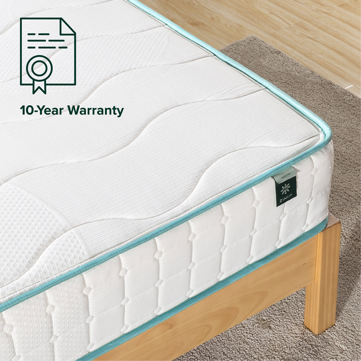 10 Tight Top Spring Mattress V6356