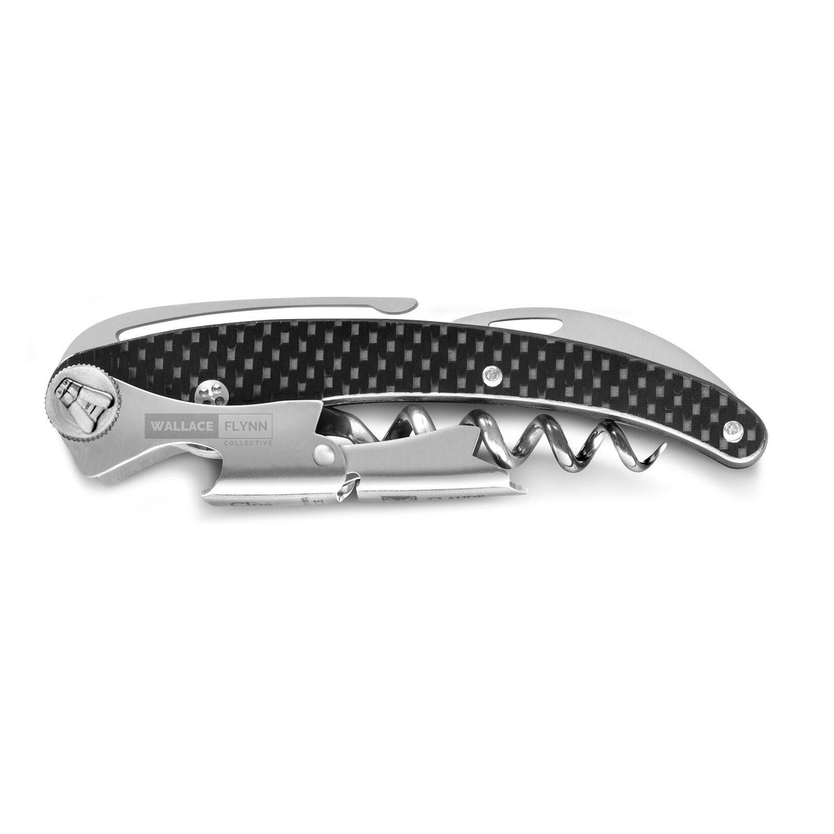 Authentic Laguiole Corkscrew with Carbon Fiber F7669