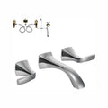 2-Handle Wall-Mount Bathroom Faucet in Chrome I60713