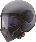 Jet Helmet Matt Gun Metal Size S A602